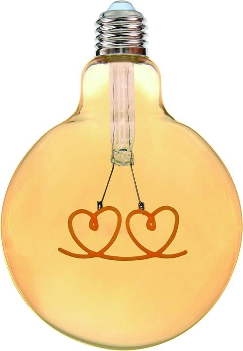 Glow Double Hearts hängend (E27, 4 W, 300 lm, 1 x, G)