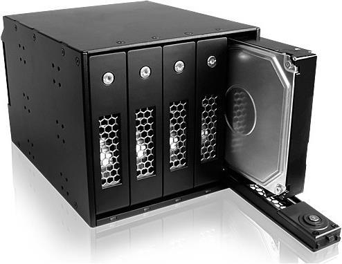 Actual product image Icy Box IB-545SSK, 5-bay backplane, SAS/SATA-3