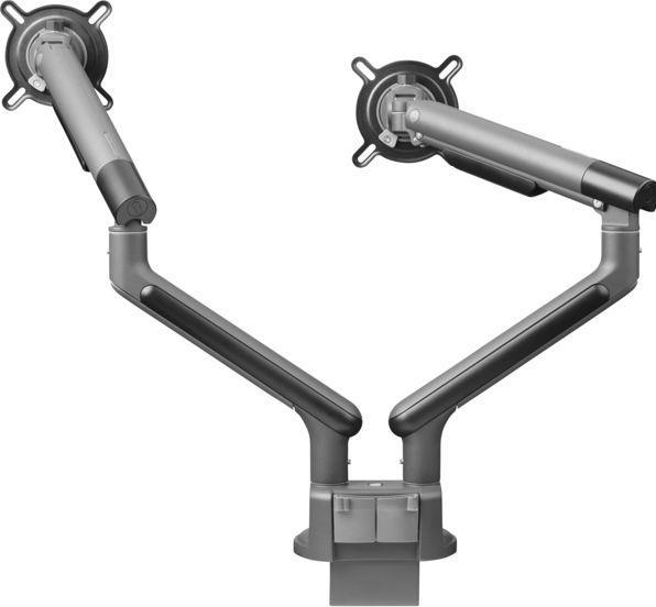 Immagine prodotto One for All Design del supporto per monitor doppio nero (Tavolo, 35")