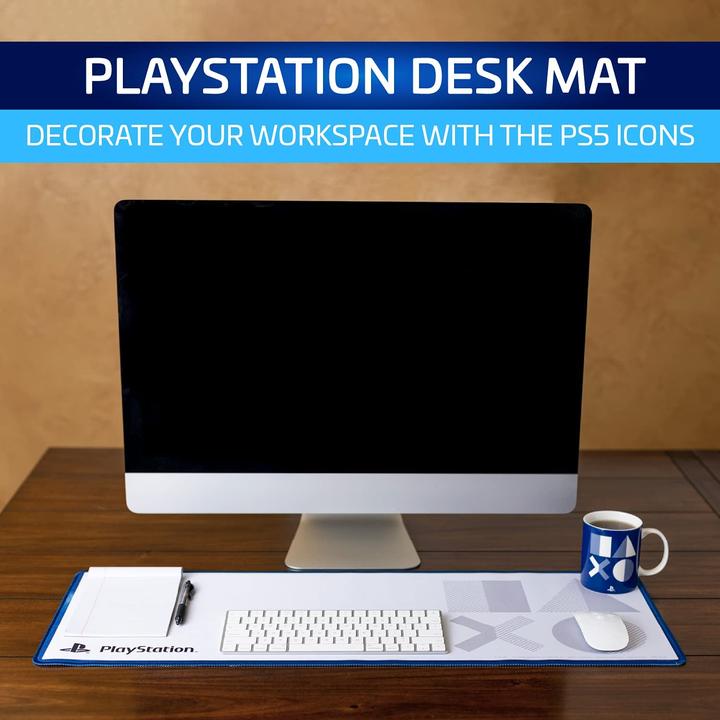Immagine prodotto Paladone Products Tappetino Mouse Playstation Blue Desk Mat (XL)
