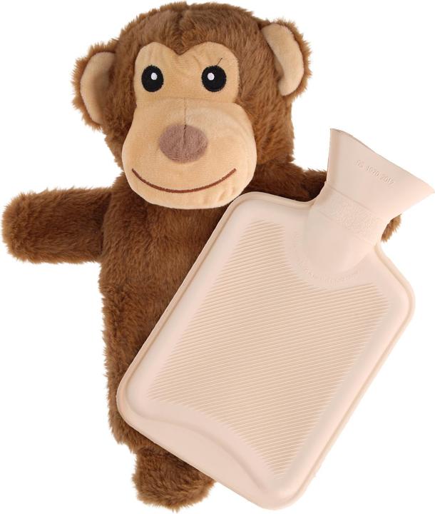 Zen Kat Abnehmbarer Wärmflaschenhalter Plüsch Affe (0.75 l)