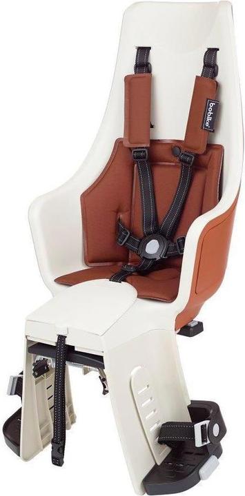 bobike Maxi Plus Exclusive - the bike seat is mounted on a stand Cinnamon brown