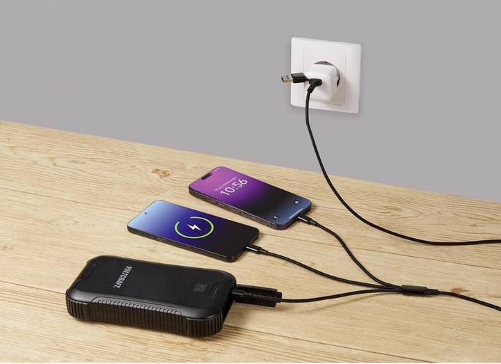 Immagine prodotto No Name Cavo di ricarica USB USB 2.0 Spina USB-A, spina USB-C®, spina USB-Micro-B, Apple (3 m, USB 2.0)