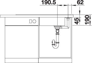 Actual product image Blanco Axia III XL 6 S (Top-mounted sink, 100 cm, 51 cm)