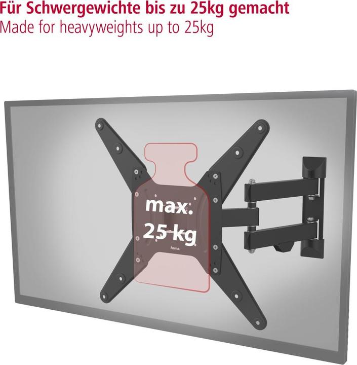 Produktbild Hama TV-Wandhalterung (Wand, 165", 25 kg)