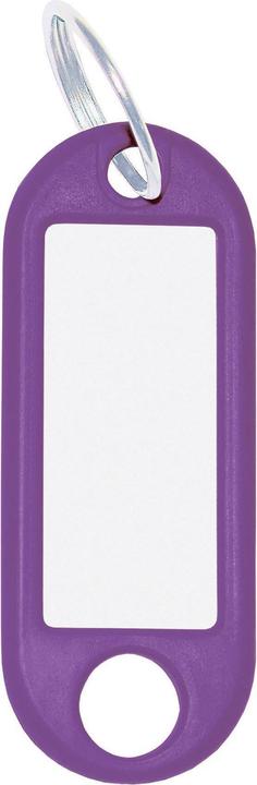 Wedo Schlüsselanhänger 18 mm mit Ring, Violett, 100 Stück