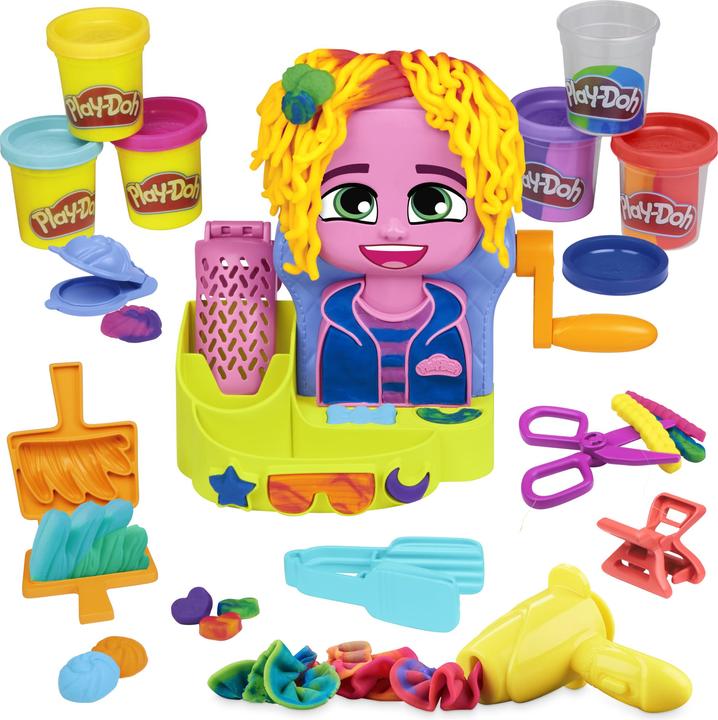 Actual product image Play-Doh Hair Styling Salon Wild Hairdresser