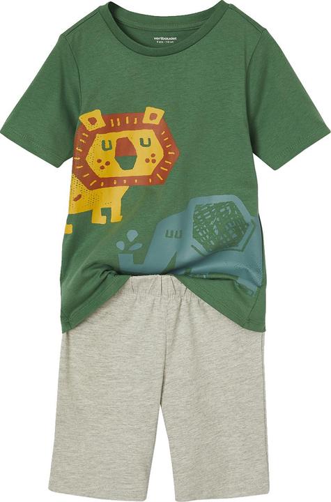 Produktbild Vertbaudet 2er-Pack Jungen Sommer-Schlafanzüge, Savannentiere mit Recycling-Baumwolle (152)