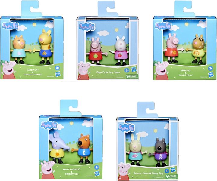 Actual product image Peppa Pig Peppa's best friends double packs