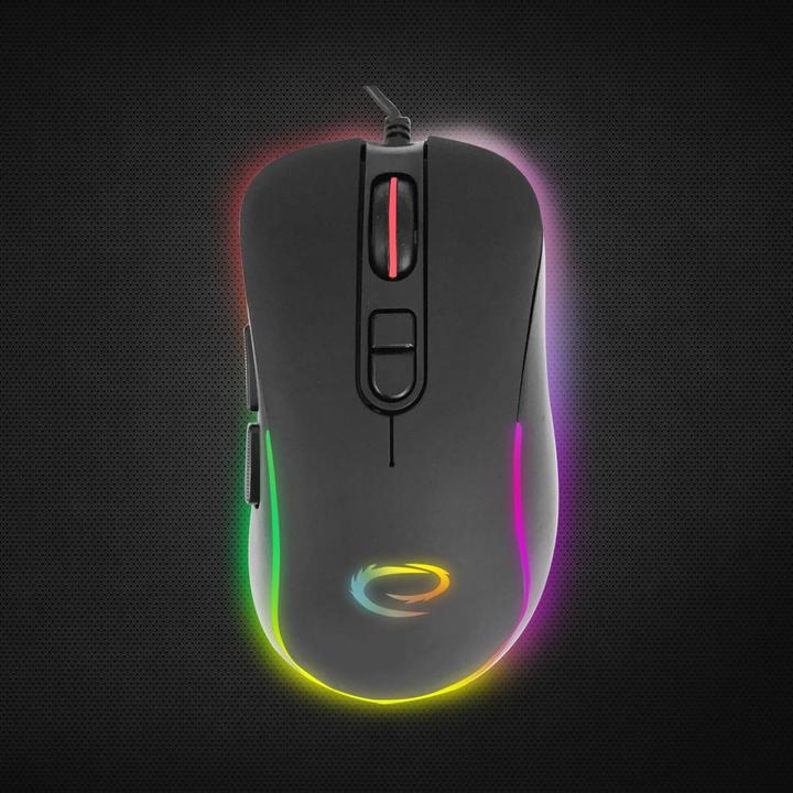 Actual product image Esperanza EGM303 mouse przewod. during gaming RGB 7d opt. USB-C hesper (Cable)