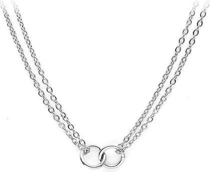 Immagine prodotto Pierre Lannier Elegante collana in acciaio con anelli Seduction BJ02A4101