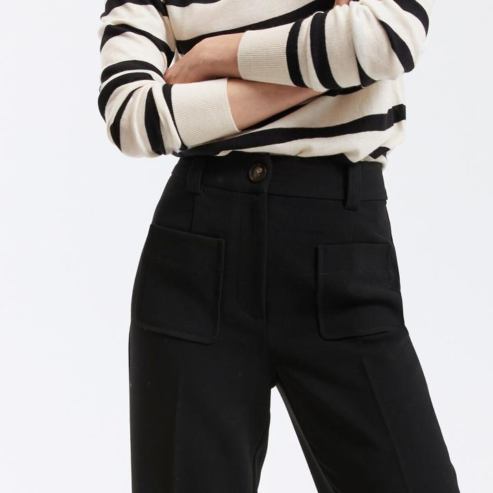 Actual product image La Redoute Collections Signature FELICIEN flared trousers (46)