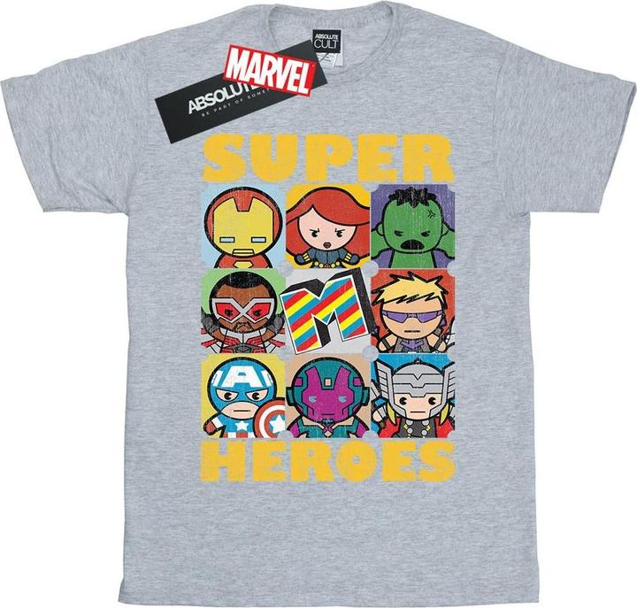 Immagine prodotto Kawaii Super Heroes Maglietta Uomo (3XL)