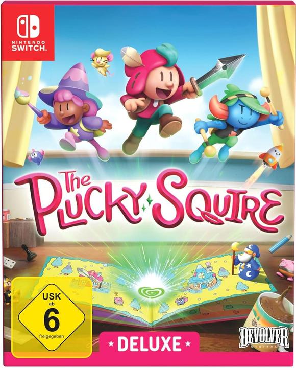 Actual product image Devolver The Plucky Squire (Der kühne Knappe) - Deluxe Edition (Switch, DE)