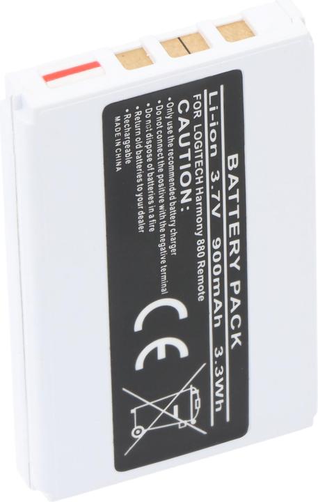 Produktbild Logitech Akku Harmony 900, 880, 885, 890, 720 (1 Stk., Gerätespezifisch, 900 mAh)