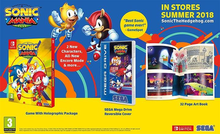 Actual product image Sega Sonic Mania Plus (Switch, EN)