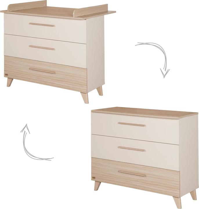 Image du produit Roba Wickelkommode breit inkl. Wickelansatz Sidney