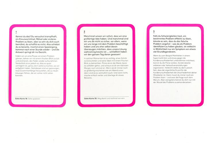 Produktbild 441289 - Diese Karten bringen dich auf neue Ideen - Kartenspiel (DE-Ausgabe) (Deutsch)