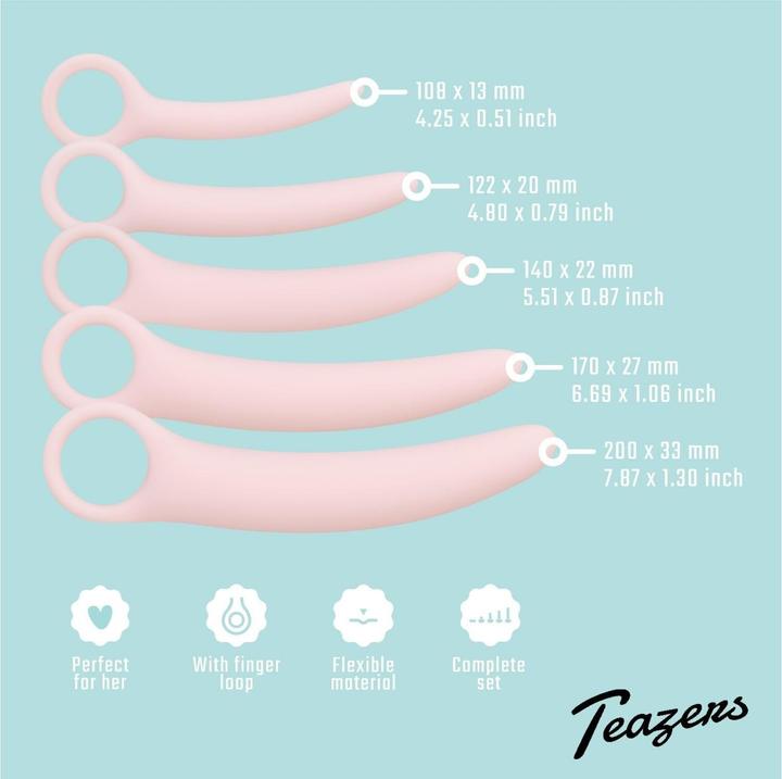 Actual product image Teazers Vaginal Dilator Set