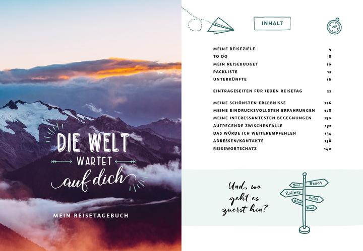 Actual product image Die Welt wartet auf dich – Mein Reisetagebuch (German, 2020)