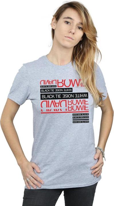 David Bowie Black Tie White Noise Boyfriend Fit TShirt