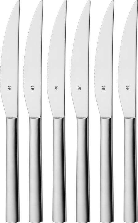 Steakmesser Set 6tlg Pizzamesser Nuova Spezialklingenstahl Edelstahl (6 Stück, Messer)