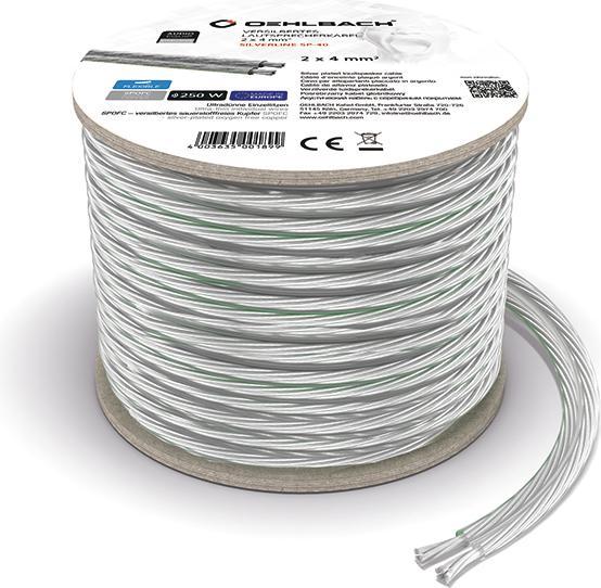 Image du produit Oehlbach Câble de haut-parleur LS câble de haut-parleur é 2x4mmm², bobine 10 M (10 m, 4 mm²² mm)
