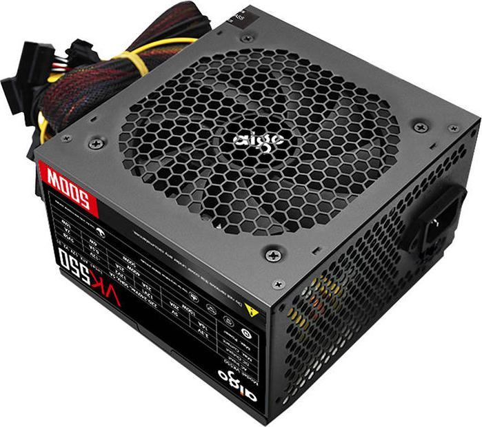 Actual product image Aigo Computer Power Supply VK550 550W (black) (550 W)