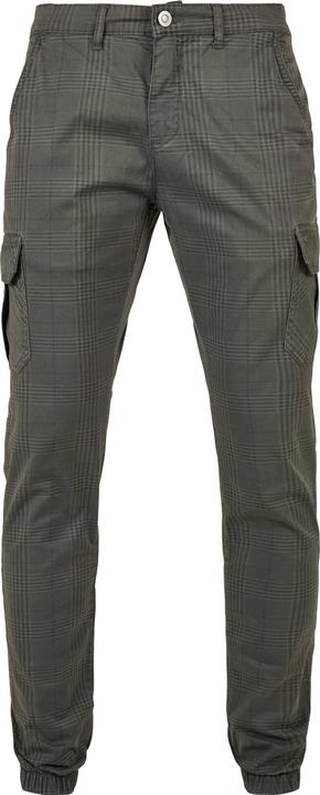 Urban Classics AOP Glencheck Cargo Jog Pants