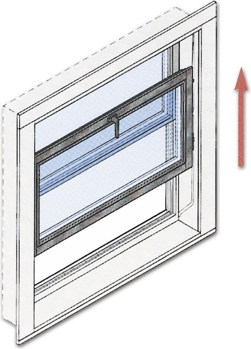 Produktbild HAWA Schiebefenster-Beschlag Vertikal | 150/3 oder 150/5 | braun