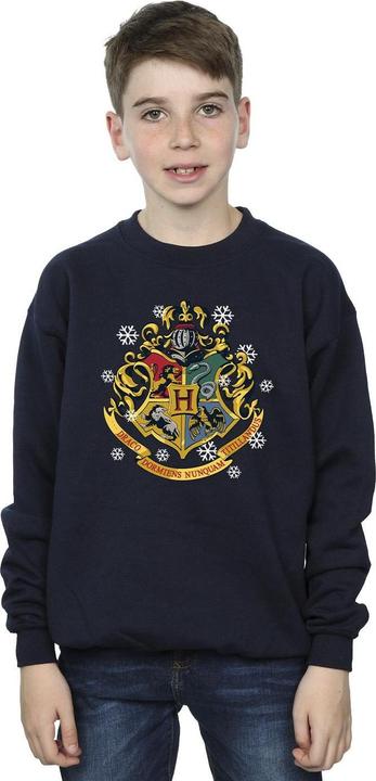 Actual product image Boys Christmas Crest Sweatshirt (104)