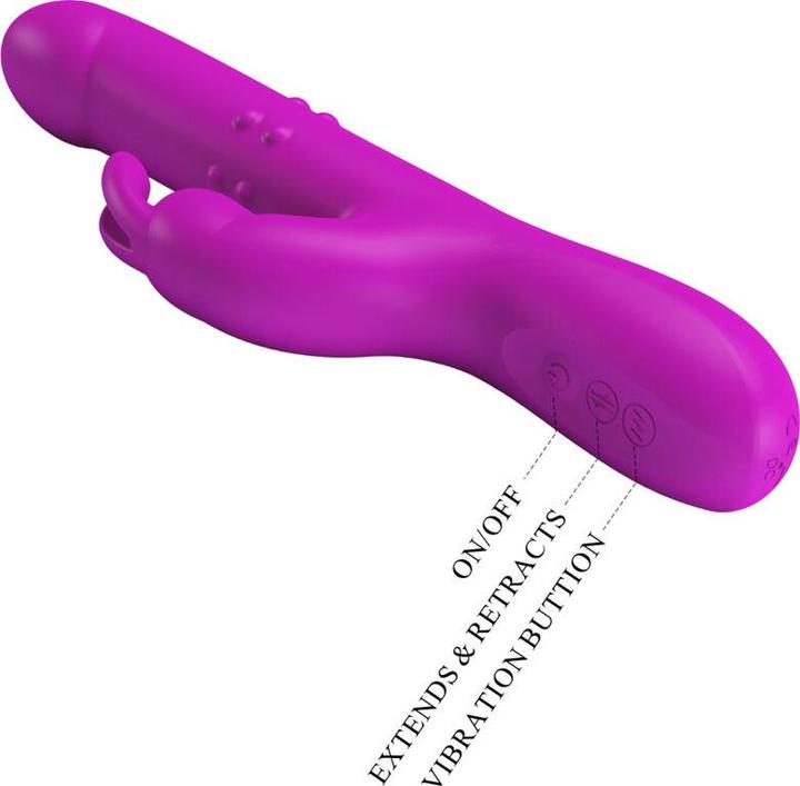 Actual product image Pretty Love Reese Rotating Vibrator Purple