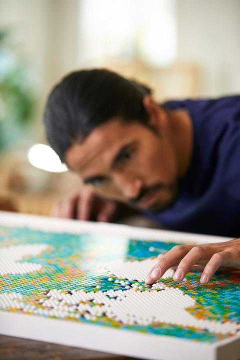 Produktbild LEGO Weltkarte (31203, LEGO Art, LEGO Seltene Sets)