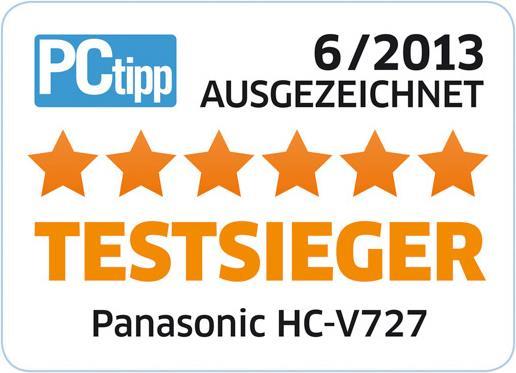 Actual product image Panasonic Hc-V727 (4.14 Mpx, 50p, 21 x)