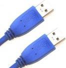 Produktbild JJ Computer CC 130-0,5m USB3 Kabel bis zu 5Gbit/s innere Kupferleitung AWG 30 dreifache Abschirmung und h (0.50 m, USB 3.0, USB 2.0)