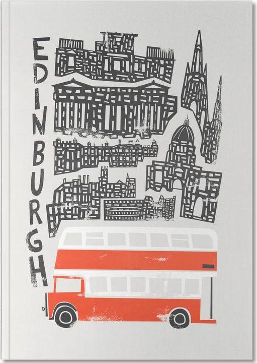 Produktbild Juniqe Edinburgh CItyscape - Städte (A5, Gepunktet)