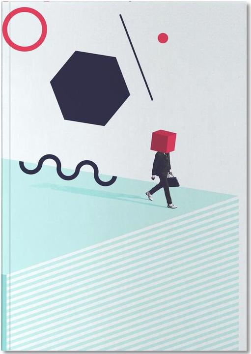 Image du produit Juniqe D is for Disorder - Rétro (A5, Blanc, Couverture rigide)