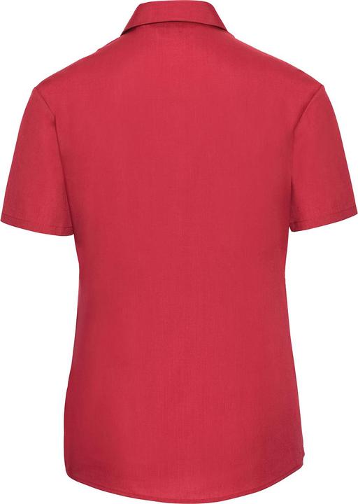 Actual product image Russell Womens/Ladies Poplin Easy-Care Short-Sleeved Shirt (4XL)