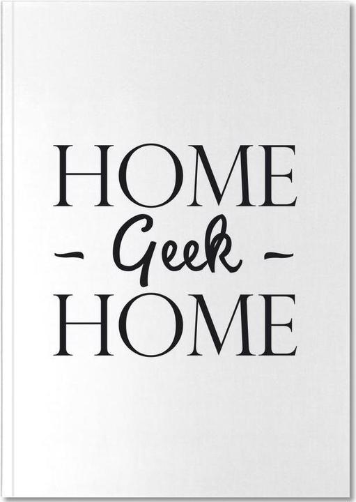 Produktbild Juniqe Home Geek Home - Umzug (A5, Gepunktet, Harter Einband)
