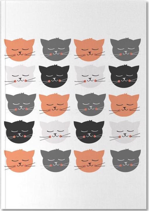 Produktbild Juniqe Cat Madness - Katzen (A5, Liniert, Harter Einband)