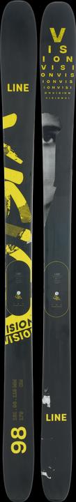 Line Ski Vision 98 2024 (186 cm, Senza rilegatura)
