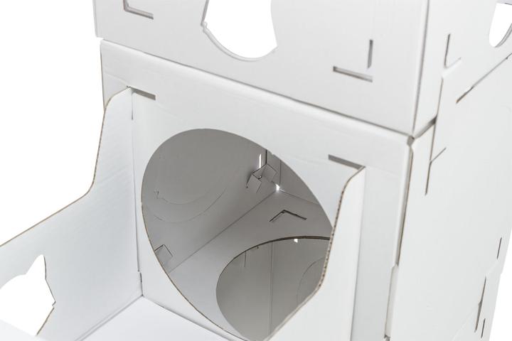 Produktbild Trixie Katzenmöbel Casa Cara, Pappe, 93 × 72 × 30.5 cm, Weiss (73 cm, Weiss)
