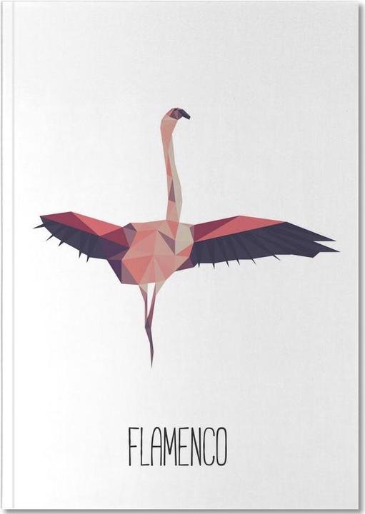 Image du produit Juniqe Flamenco - Flamants roses (A5, Blanc, Couverture rigide)