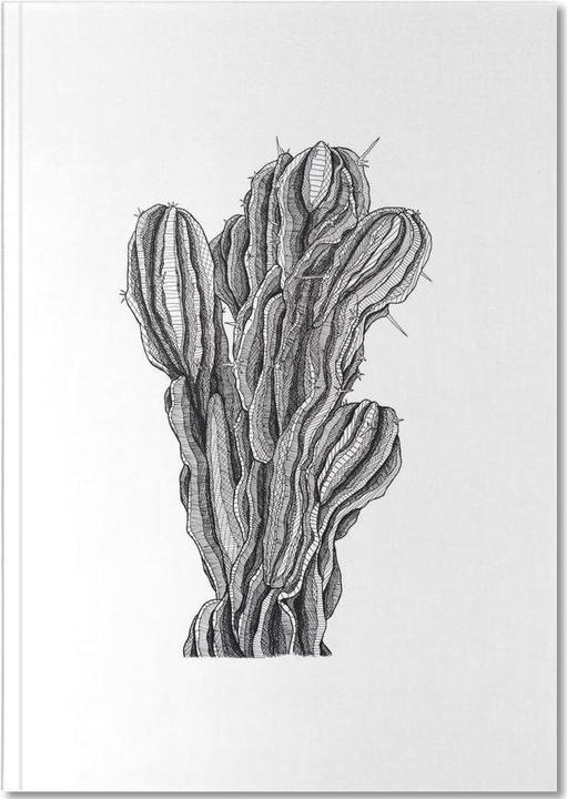 Immagine prodotto Juniqe Schizzo a matita del cactus Bush (A5, Punteggiato)