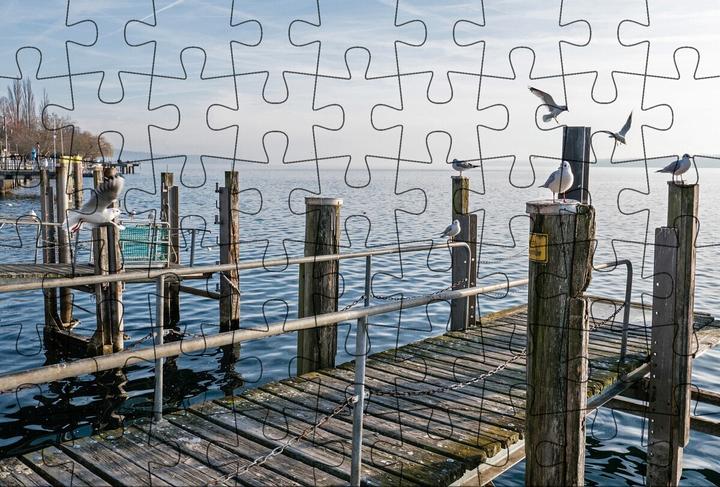 Immagine prodotto Cartolina puzzle Lago di Costanza 1 (167 pezzi)