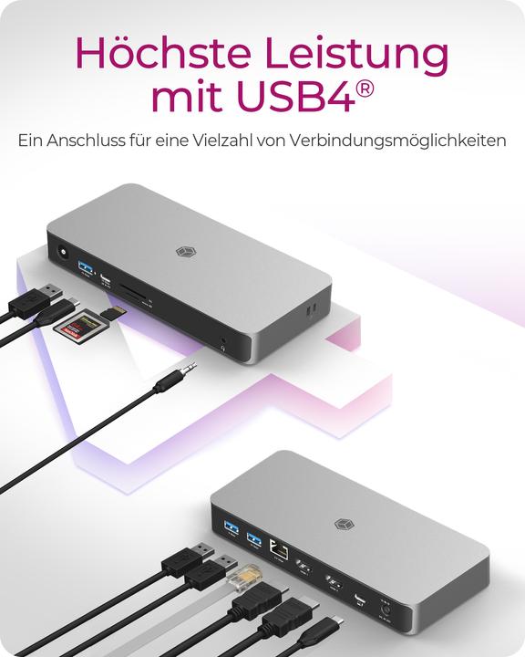 Productafbeelding Icy Box IB-DK2880-C41 (USB-C, 11 Havens)