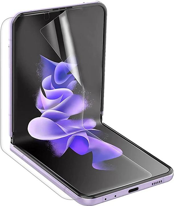 Produktbild PhoneLook Galaxy Z Flip 3 Schutzfolie Flexibler Bildschirmschutz aus Hydrogel TPU (1 Stück, Samsung Galaxy S21)