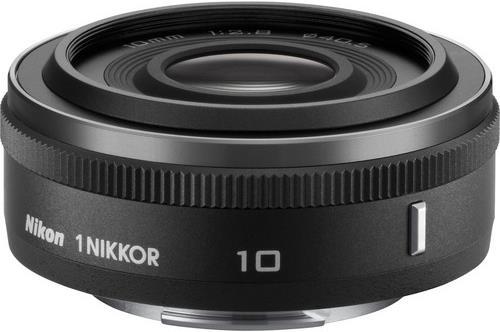 Nikon 1 10mm 1:2.8, Lichtstarkes Weitwinkel, Black (Nikon 1, Nikon CX)