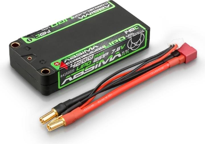 Image du produit Absima Competition Shorty LiPo LCG/HV 140C/2S1P HC 4200mAh 5mm (7.60 V, 4200 mAh)