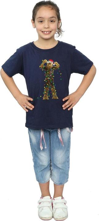 Image du produit Star Wars - T-shirt CHEWBACCA CHRISTMAS LIGHTS - Fille (140, 146)